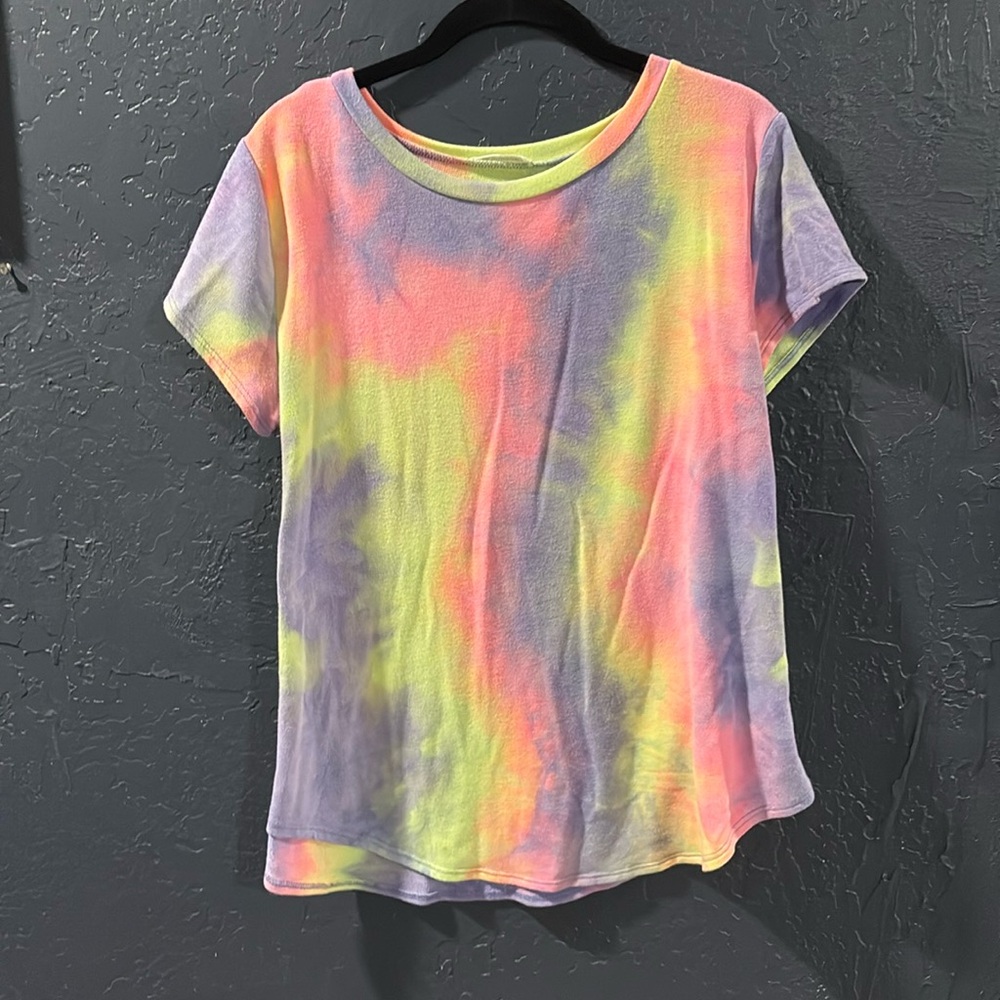 Sweatshirt type tye dye material
